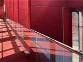 corrimano di tubo tondo in inox